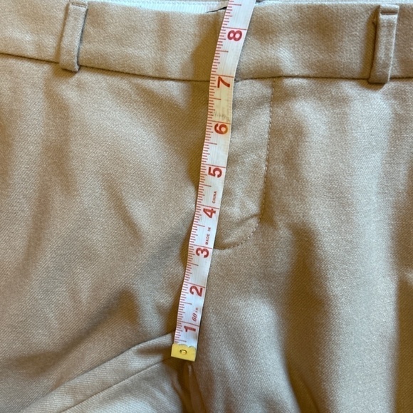 ❄️END OF SEASON SALE❄️ BANANA REPUBLIC Avery Tan Wool Blend Pants size 0 - Picture 6 of 7